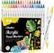 Ohuhu Acrylic Paint Markers Cotton-core: 36 Colors Dual Tips Paint Pens High Opacity Acrylic Markers Waterproof Lightfast for Rock Painting Easter Eggs Wood Glass Ceramic Canvas- Brush & Dot/ Fine & Dot/ Brush & Fine